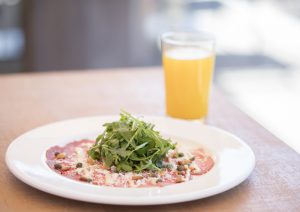 Carpaccio en Jus d'Orange